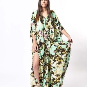 Kristen Bellamy Mint Blossom Ravello Kaftan